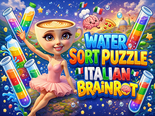 Water Sort Puzzle Italian Brainrot game thumbnail
