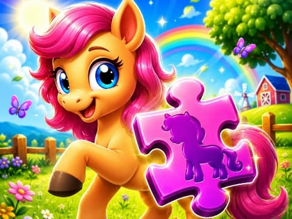 Cute Pony Puzzle Quest game thumbnail
