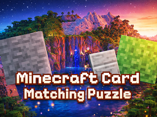 Minecraft Card Matching Puzzle game thumbnail