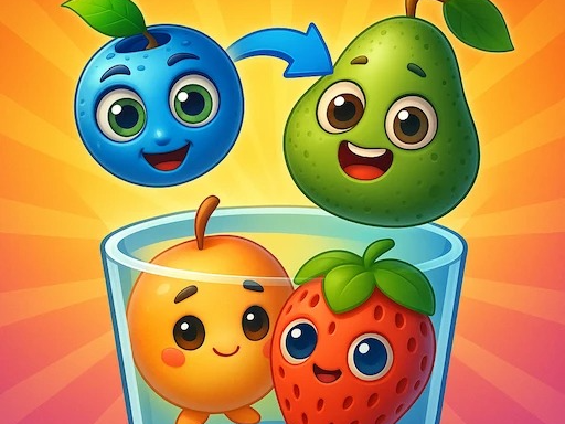 Drop Merge Fruit Characters game thumbnail