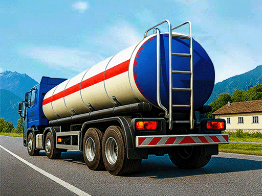 Oil Tanker Truck Parking Game game thumbnail
