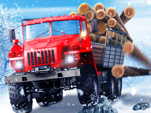 Truck Driver Snowy Roads game thumbnail