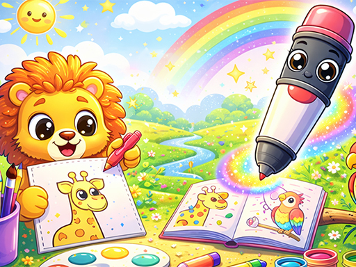 Magic Coloring Book for Little Artists game thumbnail