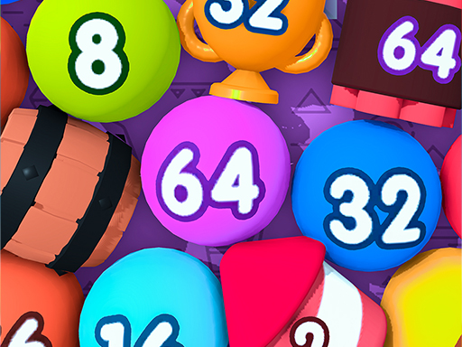Bubble Merge 2048 game thumbnail