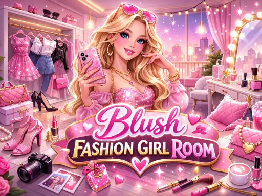 Blush Fashion Girl Room game thumbnail