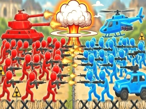 Gun Mob: Stickman Run game thumbnail