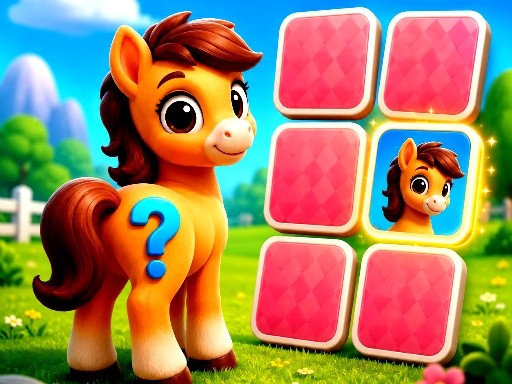 Cute Pony Memory Quest game thumbnail