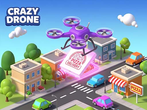 Crazy Drone Pizza Delivery game thumbnail