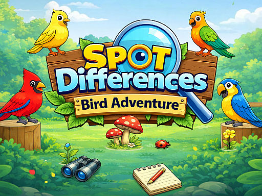 Spot Differences Bird Adventure game thumbnail