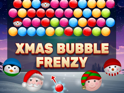 Xmas Bubble Frenzy game thumbnail