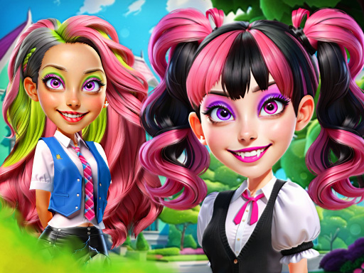 Princesses at Horror School game thumbnail