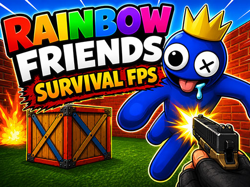 Rainbow Friends Survival FPS game thumbnail