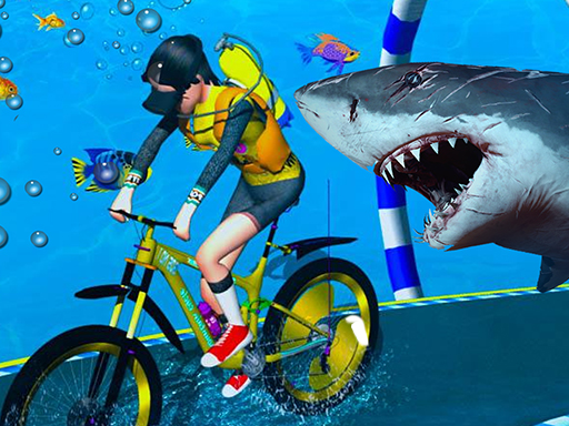 Underwater Bicycle Racing game thumbnail