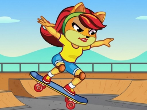 Cat Girl Skater game thumbnail
