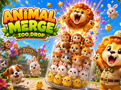 Animal Merge: Zoo Drop game thumbnail