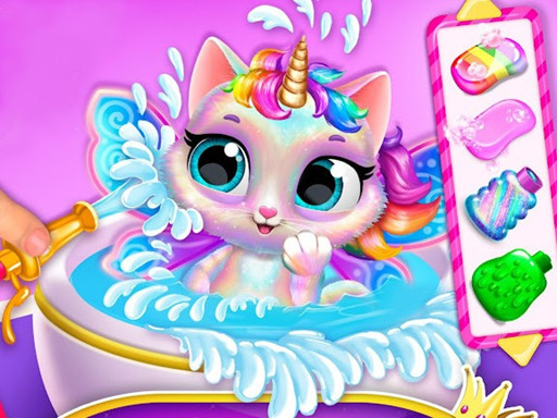 My Unicorn Cat Princess Caring game thumbnail