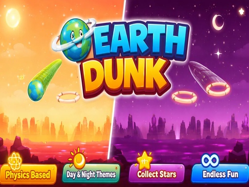 Earth Dunk Physics Arcade Game game thumbnail
