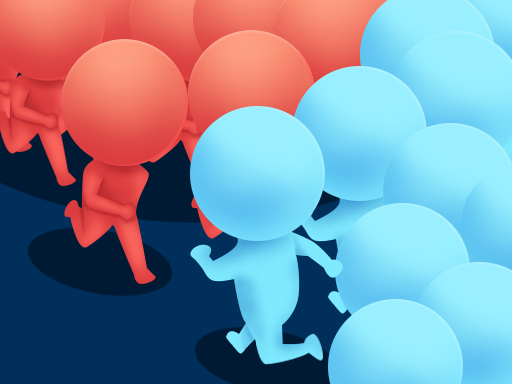 Crowd runner 3D game thumbnail