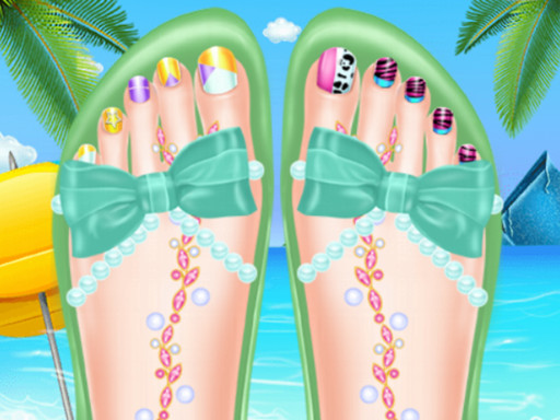 Beautiful Toenail Salon game thumbnail