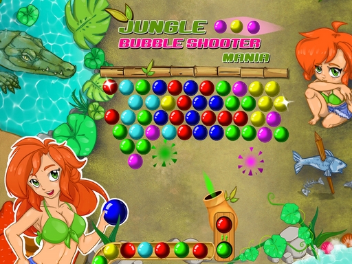 Jungle Bubble Shooter Mania game thumbnail