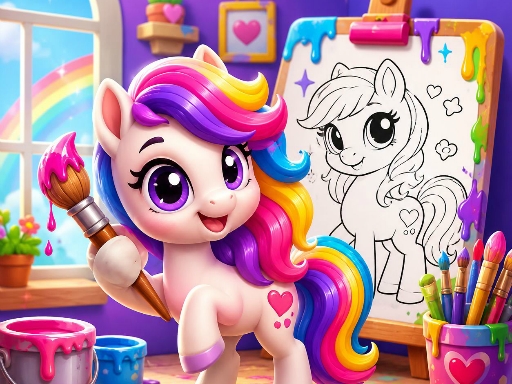 Pony Color Fun game thumbnail