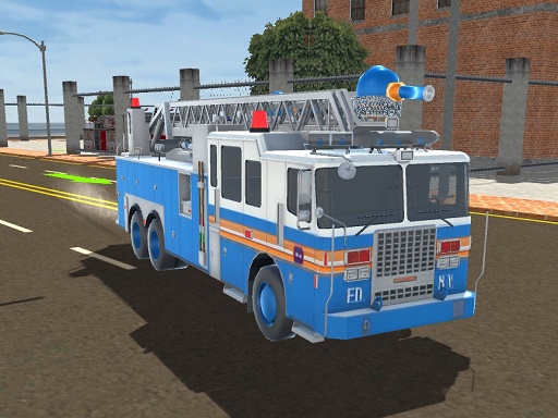 Fire Truck Driving Simulator 2024 game thumbnail