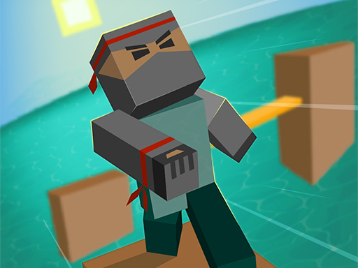 Blocky Parkour Ninja game thumbnail