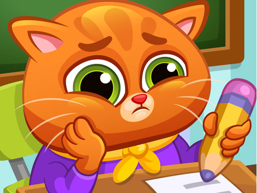 Lovely Virtual Cat At School game thumbnail