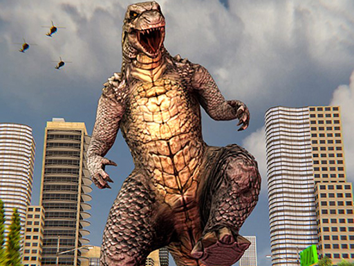 Monster Dinosaur Rampage City Attack game thumbnail