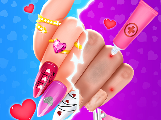 Valentine Nail Salon game thumbnail