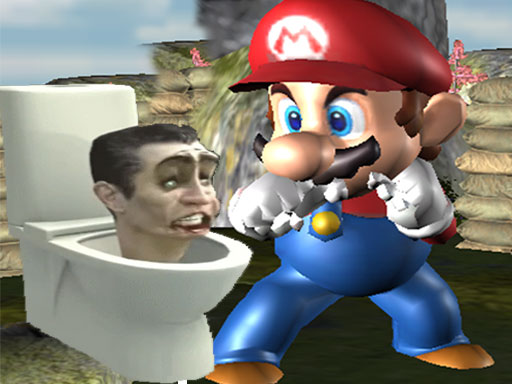 Super Spy Mario VS Skibidi Toilet game thumbnail