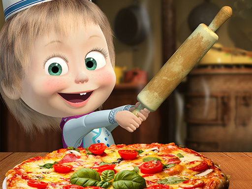 Masha And The Bear Pizzeria Game game thumbnail