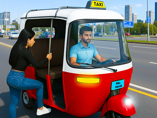 City Auto Rickshaw Game game thumbnail