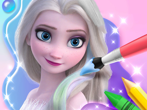 Coloring Book For Elsa game thumbnail