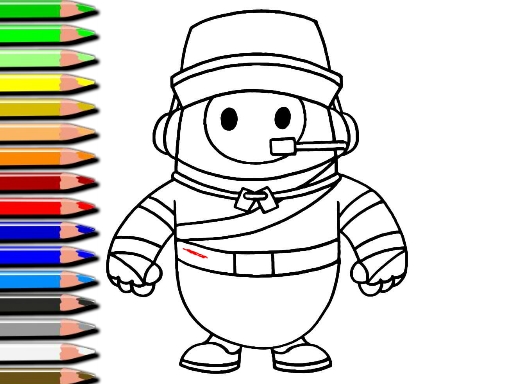 Fall Guys Halloween Coloring Bok game thumbnail