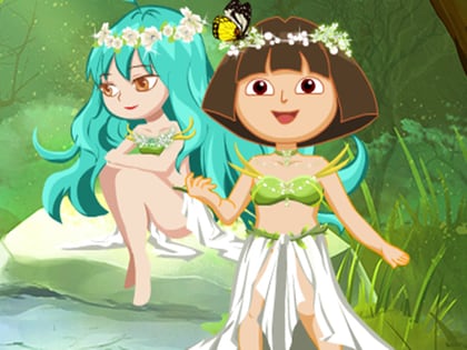 Dora With Wizard In Forest game thumbnail