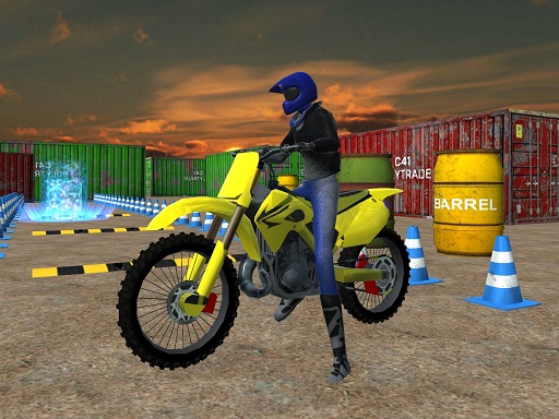 MSK Dirt bike stunt parking sim game thumbnail