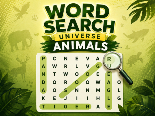 Word Search Universe Animals game thumbnail