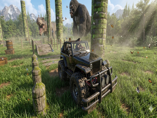 Jungle Jeep Simulator game thumbnail