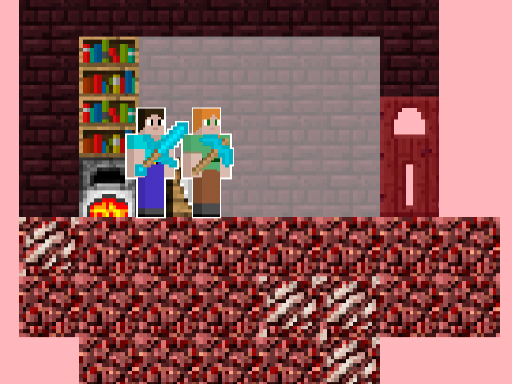 Alex and Steve Nether game thumbnail