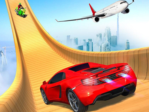 Mega Ramp Car Racing Stunt Free New Car Games 2021 game thumbnail