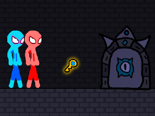 Red and Blue Stickman Rope game thumbnail