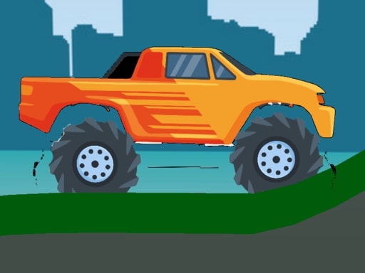 Monster Truck Hill Driving 2D game thumbnail