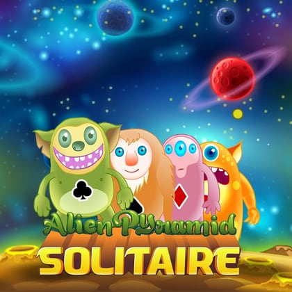 Alien Pyramid Solitaire game thumbnail