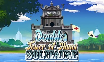 Double Tower of Hanoi Solitaire game thumbnail