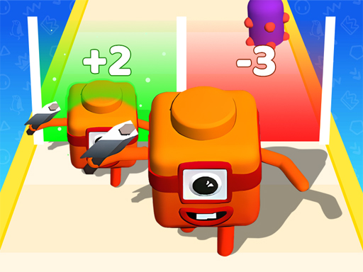 Merge Number Cube 3d Run Game game thumbnail