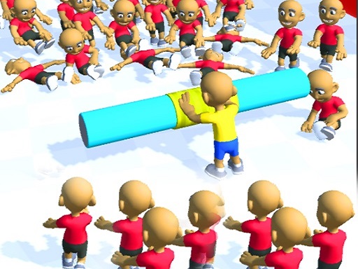Push the Crazy Crowd : Stickman Clash 3D game thumbnail