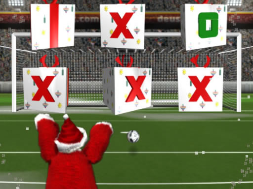 Santa kick Tac Toe cover art