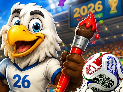 World Cup 2026 Coloring cover art