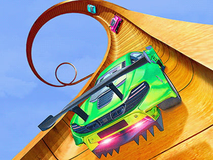 Mega Ramp Car Stunt Racing Mania game thumbnail